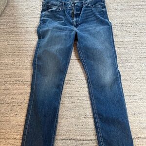 Mother Mid Rise Dazzler Ankle Jean